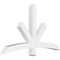 Ekena Millwork Alberta Architectural Grade PVC Gable Bracket, 60"W x 35"H x 4"D x 4"F, 14/12 Pitch GBP060X35X0404ALB00 - alternate 1